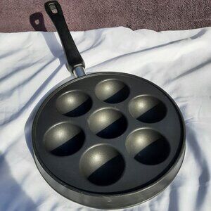 Nordic Ware Aluminum Ebelskiver Filled Pancake Pan